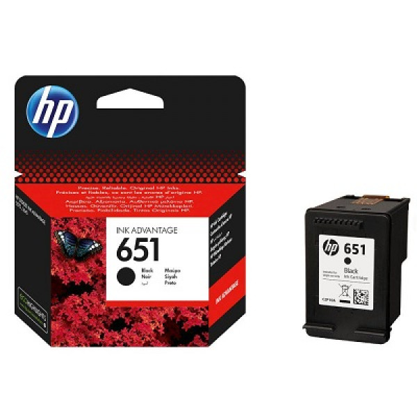 HP ink C2P10AE No.651 blk ( C2P10AE )