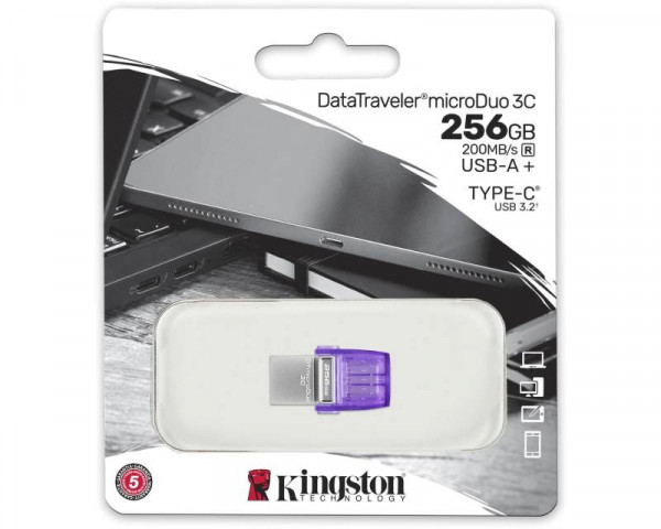 KINGSTON MicroDuo 3CG3 256GB USB Flash memorija