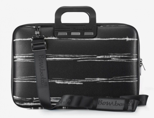 BOMBATA Torba   Medio Black&White 13''/Crna