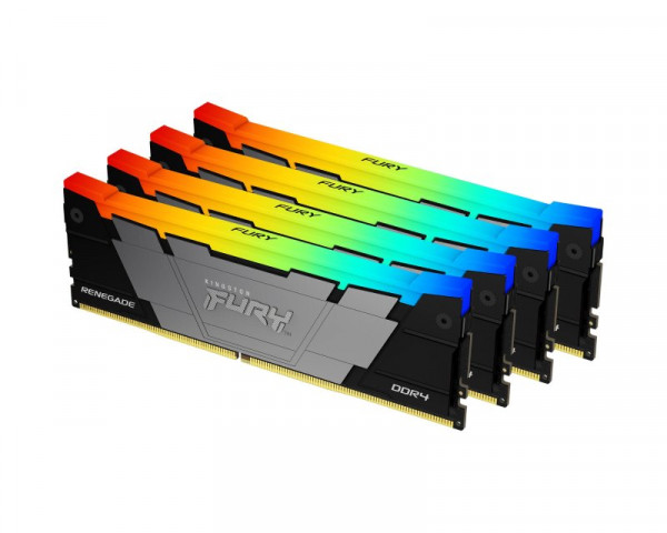 KINGSTON DIMM DDR4 128GB (4x32GB kit) 3600MTs KF436C18RB2AK4128 FURY Renegade RGB Black XMP 