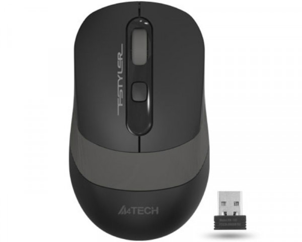 A4 TECH FG10 FSTYLER Wireless USB miš sivi 