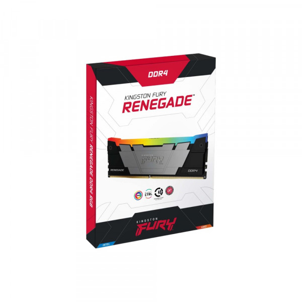 KINGSTON FURY Renegade RGB 64GB (2 x 32GB) DDR4 3200MHz CL16 KF432C16RB2AK2/64 Memorija