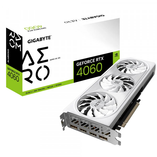 GIGABYTE GeForce RTX 4060 AERO OC 8GB GDDR6 128-bit GV-N4060AERO OC-8GD Grafička karta