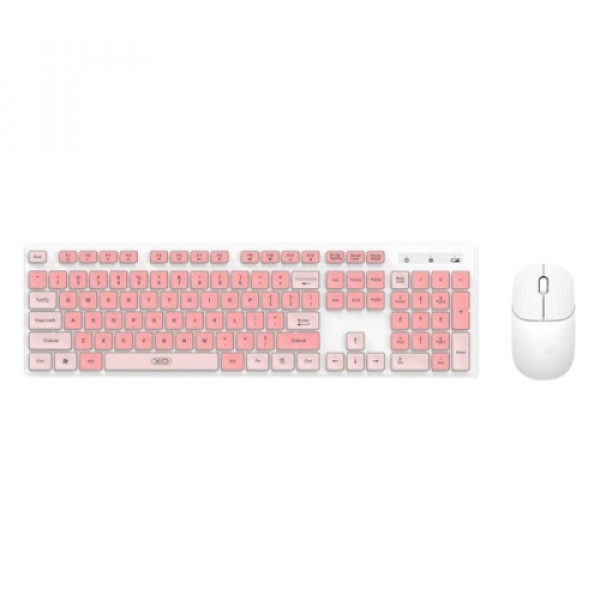 XO Bežična tastatura i miš KB-05 ROZE