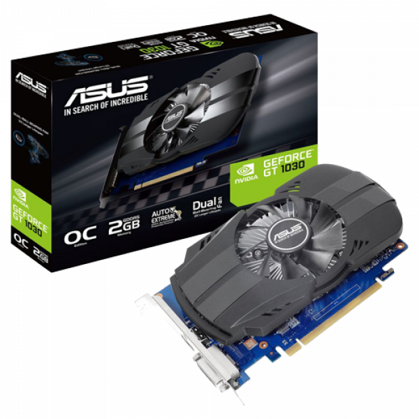 ASUS nVidia GeForce GT 1030 Phoenix OC 2GB GDDR5 64bit - PH-GT1030-O2G