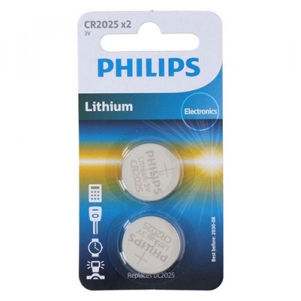 BATERIJA Philips CR2025  2 kom.