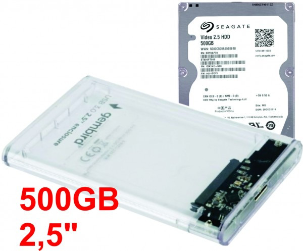 HDD 2.5'' + USB 3.0 SATA eksterno kuciste * 500GB ST500VT000 SEAGATE (2490)