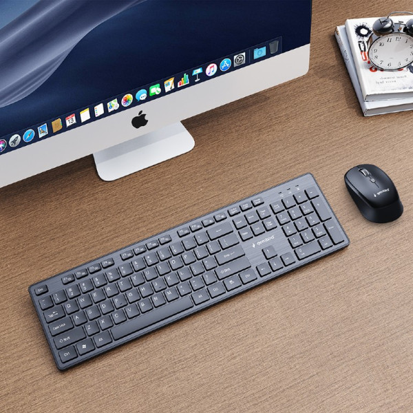 KBS-WCH-04  Gembird tastatura US + bezicni mis USB, US layout