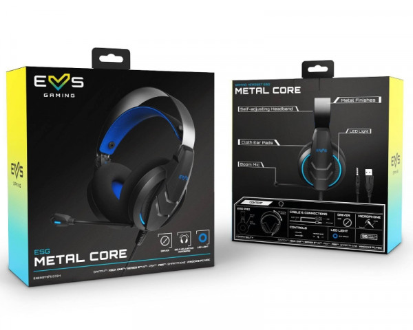 ENERGY SISTEM ESG Metal Core Blue gaming slušalice