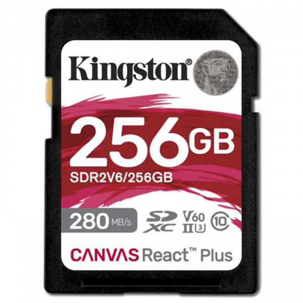 KINGSTON Memorijska kartica SDR2V6256GB 256GB SDXC UHS-II 280R150W U3 V60 