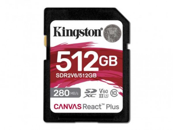 KINGSTON Memorijska kartica SDR2V6512GB 512GB SDXC UHS-II 280R150W U3 V60 