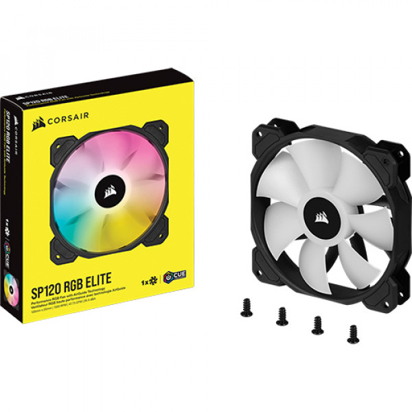 CORSAIR Ventilator iCUE SP120 RGB ELITE Performance (Crna) - CO-9050108-WW