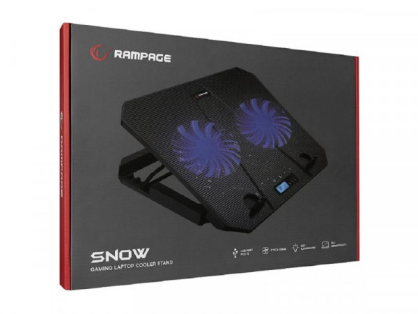 RAMPAGE Podloga za hlađenje AD-RC44 Snow, do 17'', LED display