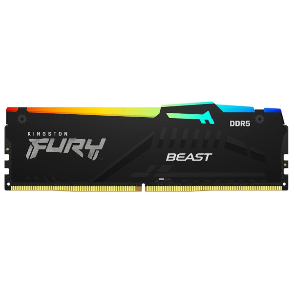 KINGSTON DIMM DDR5 64GB (2x32GB kit) 6000MT/s KF560C36BBEAK2-64 FURY Beast RGB EXPO