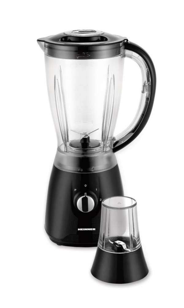 Blender HEINNER HBL-500R 1,5l500Wplastična čašacrni