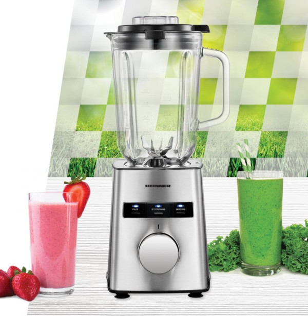 Blender HEINNER HBL-HE800SS 1,5l800Wstaklena čašainox