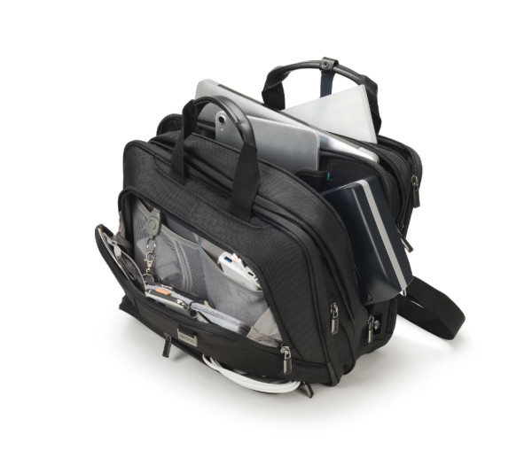 DICOTA Eco Top Traveller Twin Pro D30844-RPET 15.6'' crna