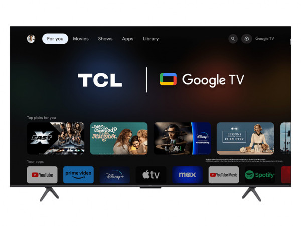 TCL televizor 75C655/QLED/75''/4K UHD/60Hz/Google TV/crna