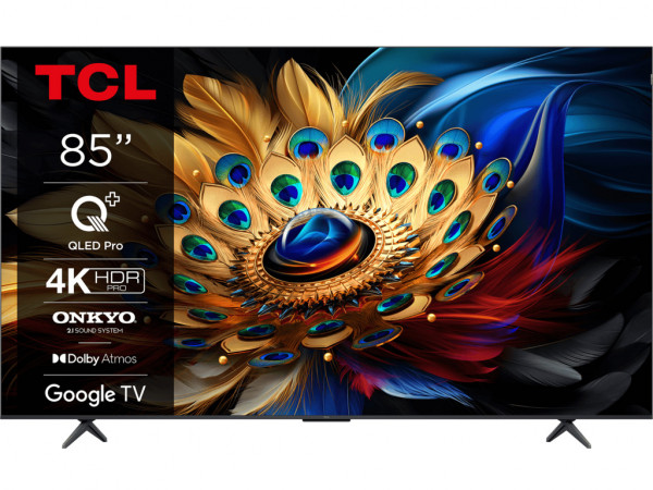 TCL televizor 85C655/QLED/85''/4K UHD/60Hz/Google TV/crna