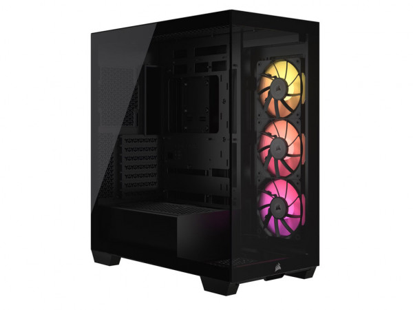 CORSAIR  kućište 3500X Mid-Tower/ATX/kaljeno staklo/bez napajanja/ARGB/crna