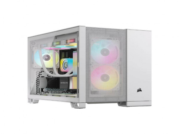 CORSAIR  kućište 2500D AIRFLOW Mid-Tower/ATX/kaljeno staklo/bez napajanja/bela