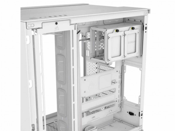 CORSAIR kućište 6500D AIRFLOW Mid-Tower/ATX/kaljeno staklo/bez napajanja/bela