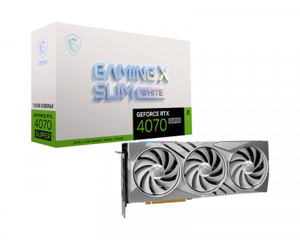 MSI GeForce RTX 4070 SUPER GAMING X SLIM WHITE 12GB GDDR6X 192-bit Grafička karta