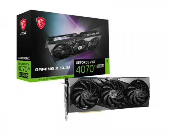 MSI GeForce RTX 4070 Ti SUPER 16G GAMING X SLIM 16GB GDDR6X 256-bit Grafička karta