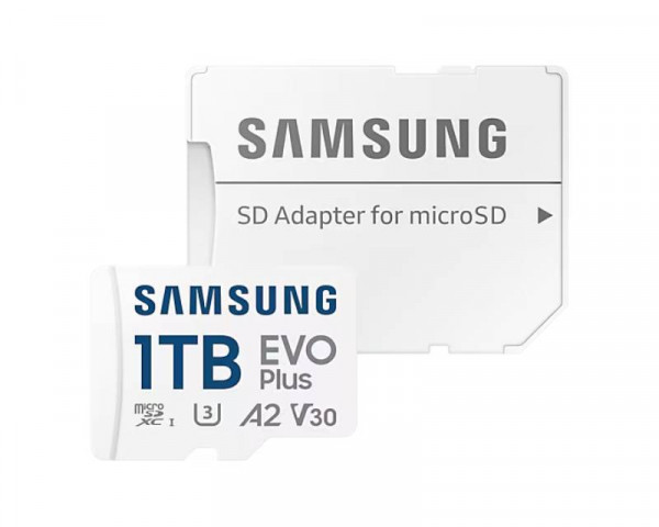 SAMSUNG Memorijska kartica EVO PLUS MicroSDXC 1TB class 10 + SD Adapter MB-MC1T0SA