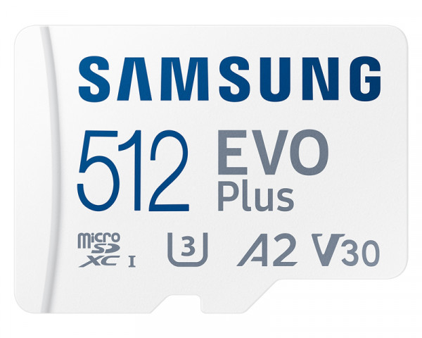 SAMSUNG 512GB MB-MC512SA/EU EVO Plus SDXC memorijska kartica sa adapterom