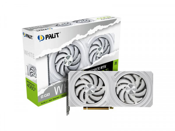 PALIT NVidia GeForce RTX 4060 Ti 8GB 128bit RTX4060Ti WHITE grafička karta