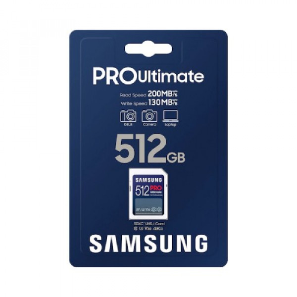 SAMSUNG Pro Ultimate Full Size SDXC 512GB MB-SY512S SD Memorijska kartica