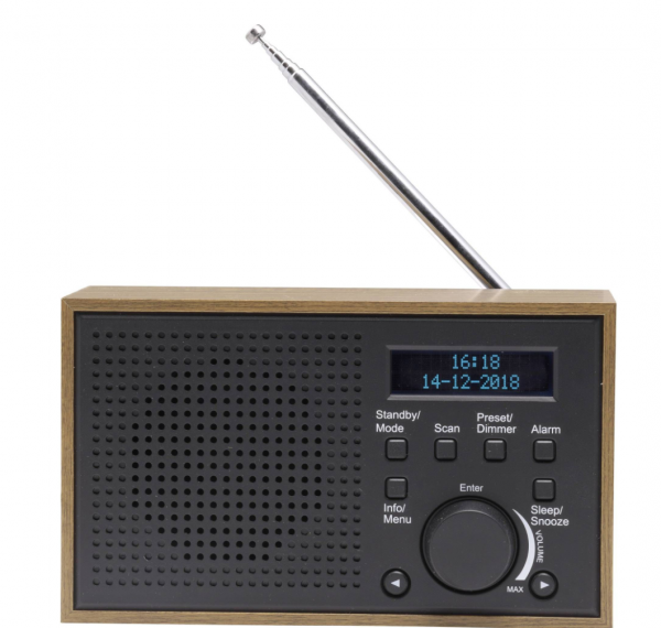 DENVER DAB-46DGR FM Radio dark grey