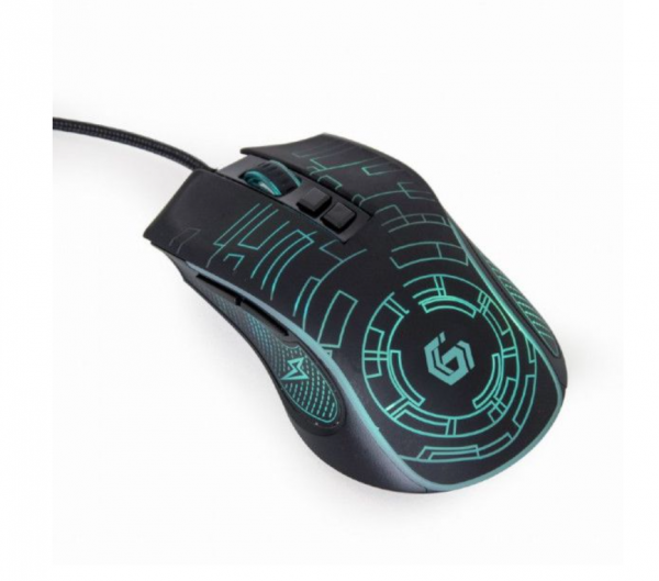 MUSG-RGB-01 USB LED gaming mouse, black