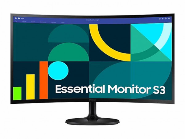 Monitor SAMSUNG LS27D360GAUXEN 27''/VA,zakrivljen/1920x1080/100Hz/4ms GtG/VGA,HDMI/VESA/crna