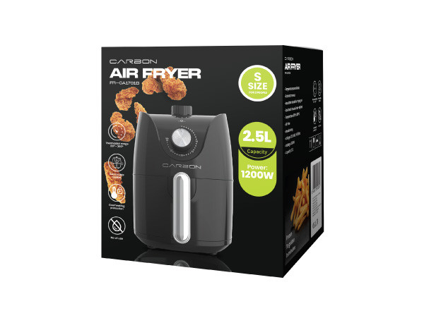 Carbon Air fryer 2,5l FR-CA1701B