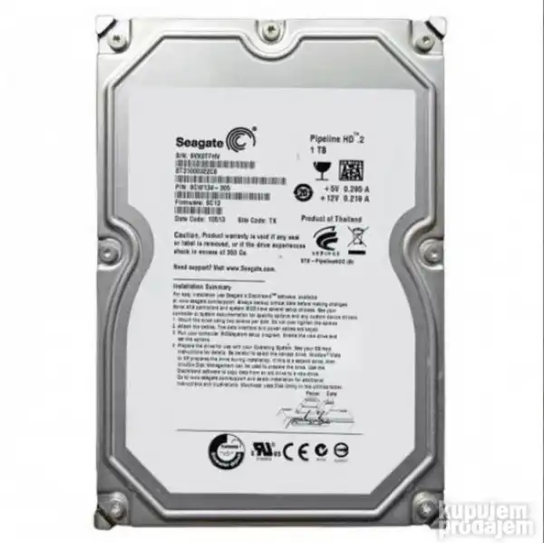 HDD 3.5'' ** 1TB ST31000322CS SEAGATE 5900RPM 8MB SATA