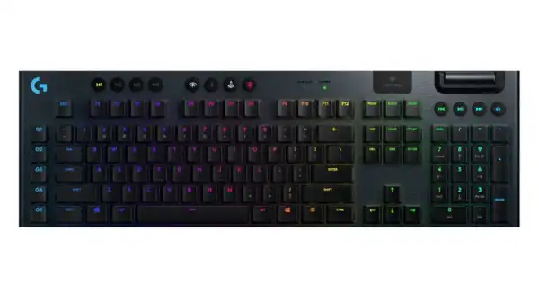 LOGITECH Bežična gejmerska tastatura G915 Lightspeed RGB Tactile Carbon US (Crna)