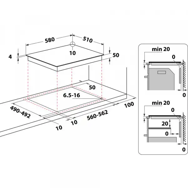 Whirlpool ugradna ploča AKM 9010/NE