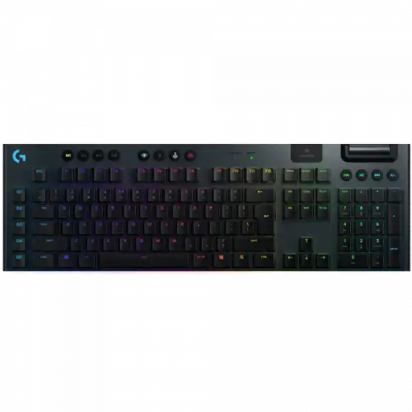 LOGITECH Bežična gejmerska tastatura G915 LIGHTSPEED RGB US (Crna)
