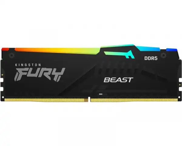 KINGSTON DIMM DDR5 8GB 5200MTs KF552C40BBA-8 Fury Beast RGB black