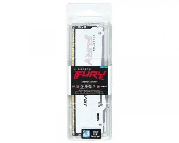 KINGSTON DIMM DDR5 32GB 5200MTs KF552C36BWEA-32 Fury Beast RGB White Expo