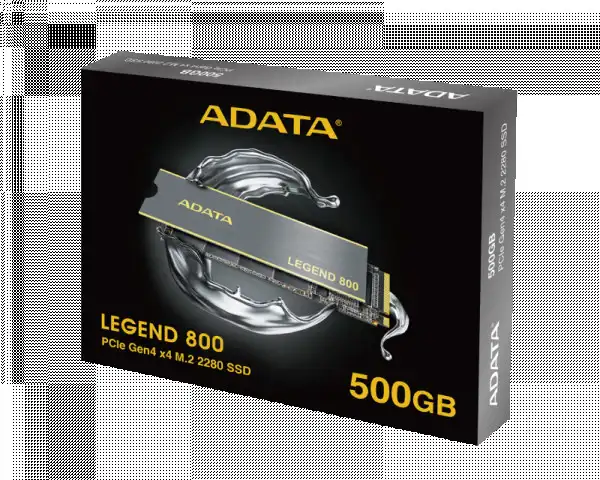 A-DATA 500GB M.2 PCIe Gen 4 x4 LEGEND 800 ALEG-800-500GCS