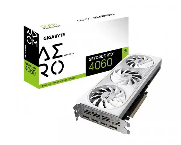 GIGABYTE nVidia GeForce RTX 4060 AERO OC 8GB GV-N4060AERO OC-8GD