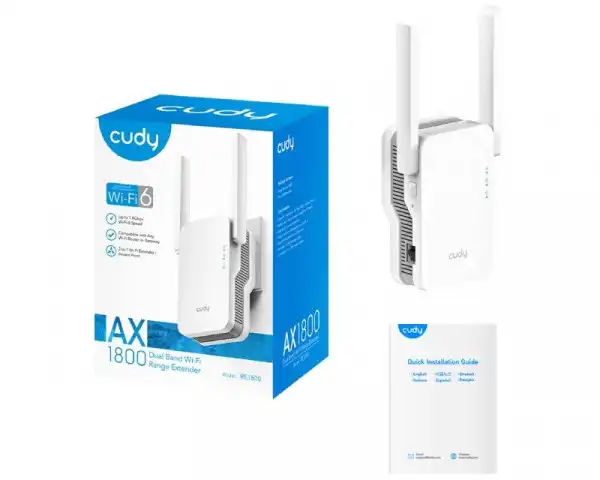 CUDY RE1800 AX1800 Dual Band Wi-Fi Range Extender