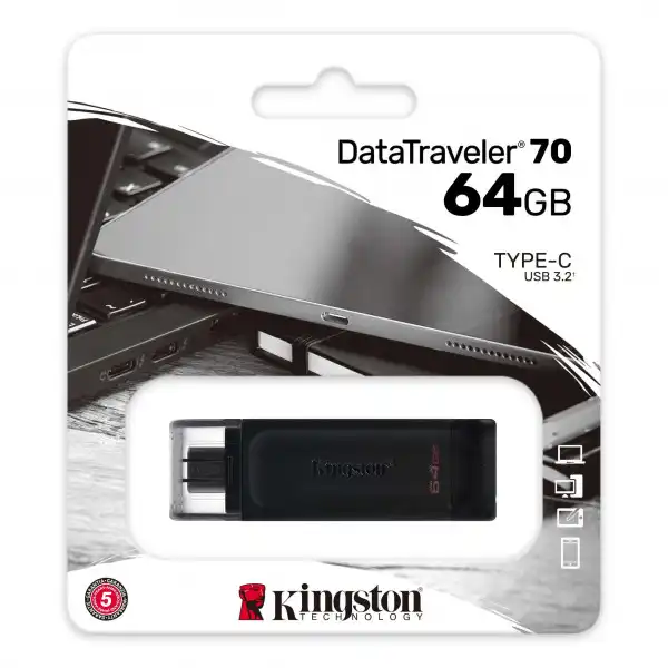 USB memorija KINGSTON DataTraveler 70 64GB/3.2/crna