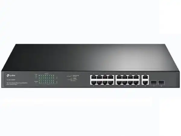 Switch TP-LINK TL-SG1218MP Gigabit/18xRJ4510/100/1000Mbps/16-Port PoE+/ Rackmount