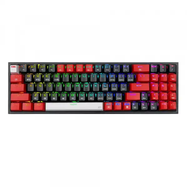 Pollux K628-RGB Pro Wired/Wireless Mechanical RGB Gaming Keyboard (red switch)