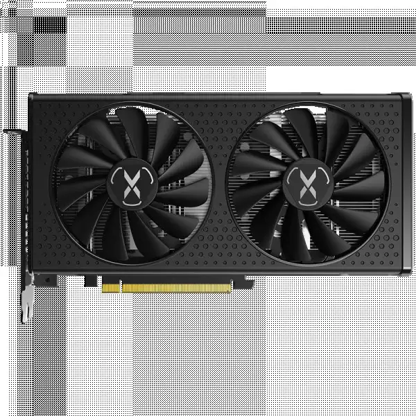 XFX SPEEDSTER SWFT210 RADEON RX7600 CORE Gaming Graphics Card with 8GBGDDR6 HDMI 3xDP, AMD RDNA(TM) 2 ( RX-76PSWFTFY ) 