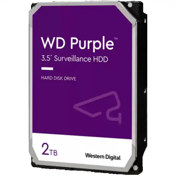 HDD AV WD Purple (3.5, 2TB, 256MB, 5400 RPM, SATA 6 Gbs) ( WD23PURZ ) 